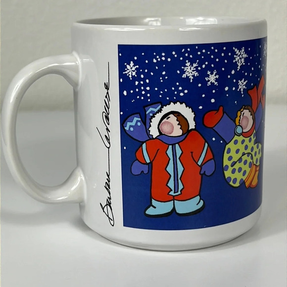 Arctic Circle Enterprises Other - Artic Circle Enterprises Coffee Cup Anchorage Alaska Barbara Lavallee Snow Scene